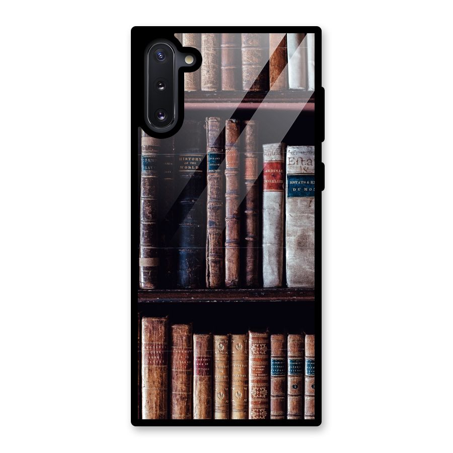 Library Love Glass Back Case for Galaxy Note 10