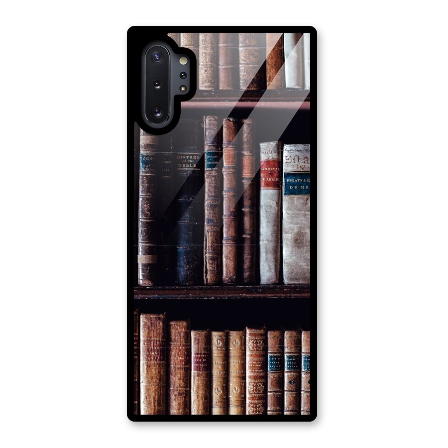 Library Love Glass Back Case for Galaxy Note 10 Plus
