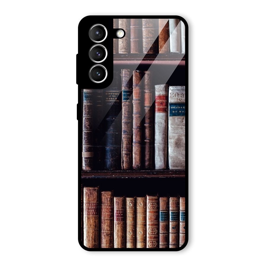 Library Love Glass Back Case for Galaxy S21 5G
