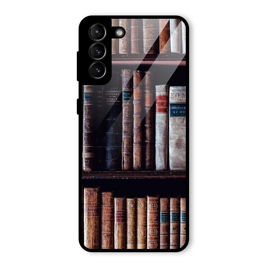 Library Love Glass Back Case for Galaxy S21 Plus