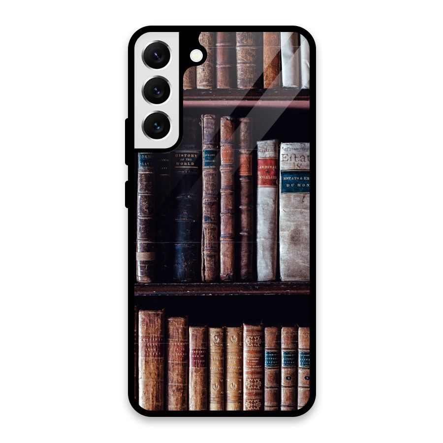 Library Love Glass Back Case for Galaxy S22 Plus 5G