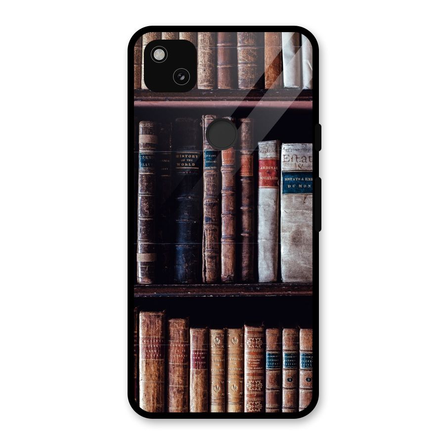 Library Love Glass Back Case for Google Pixel 4a
