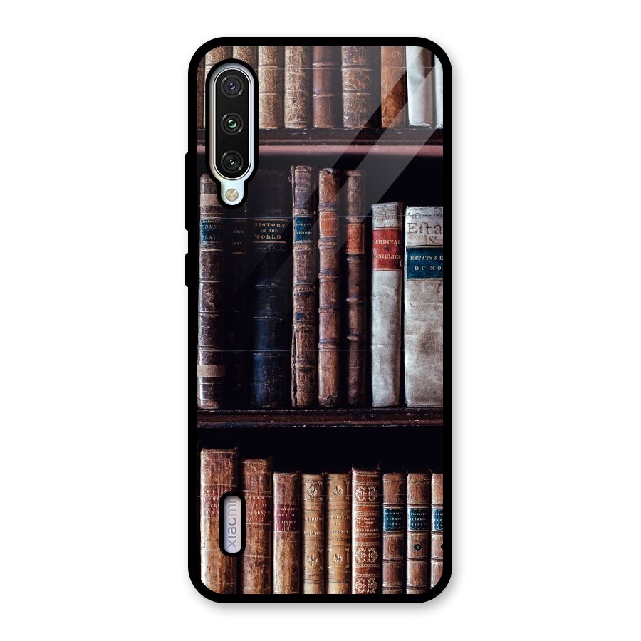 Library Love Glass Back Case for Mi A3