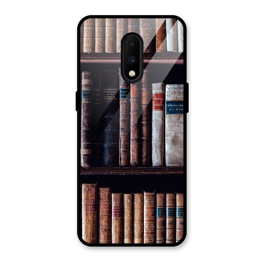 Library Love Glass Back Case for OnePlus 7