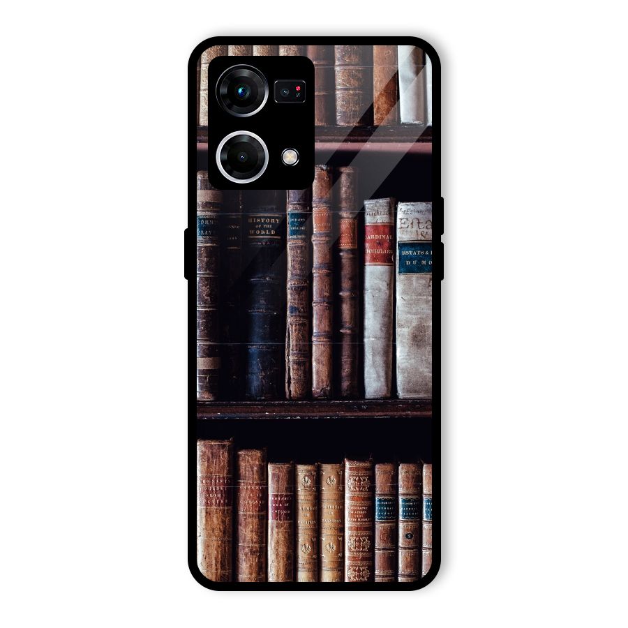 Library Love Glass Back Case for Oppo F21 Pro 4G
