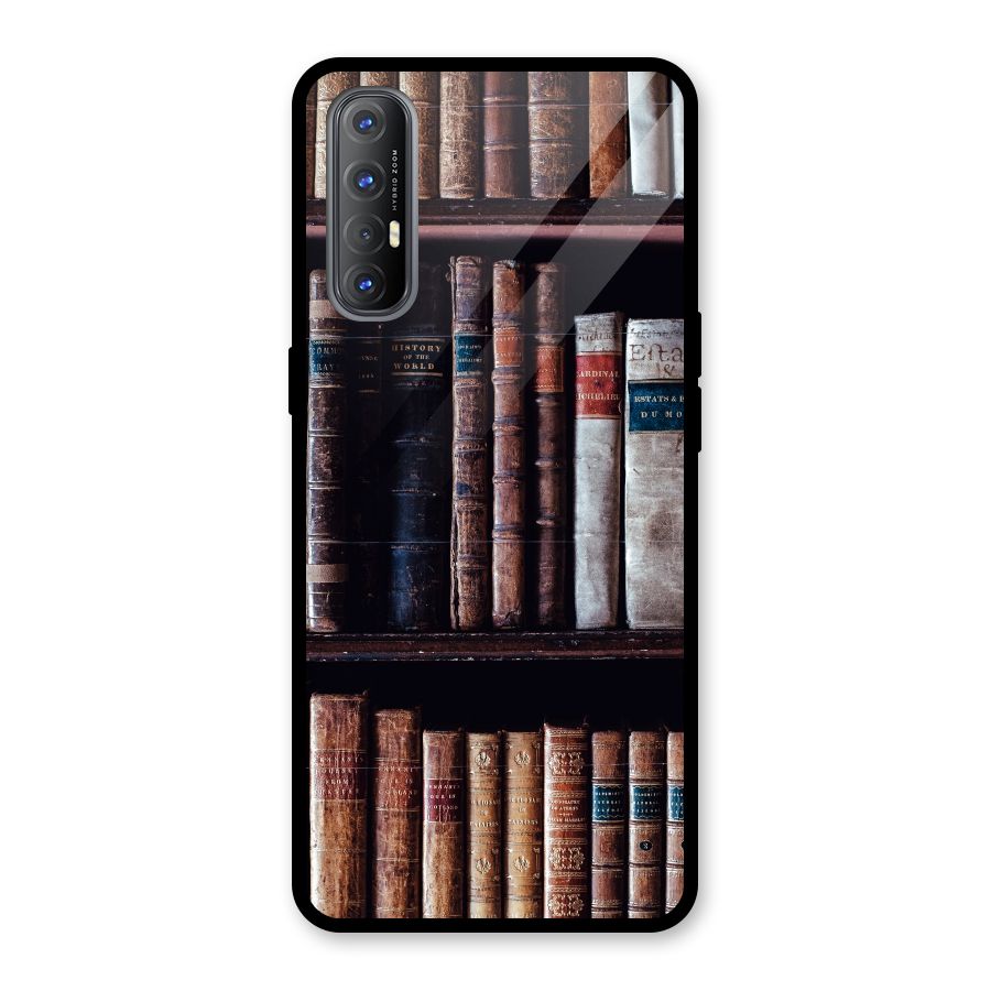 Library Love Glass Back Case for Oppo Reno3 Pro