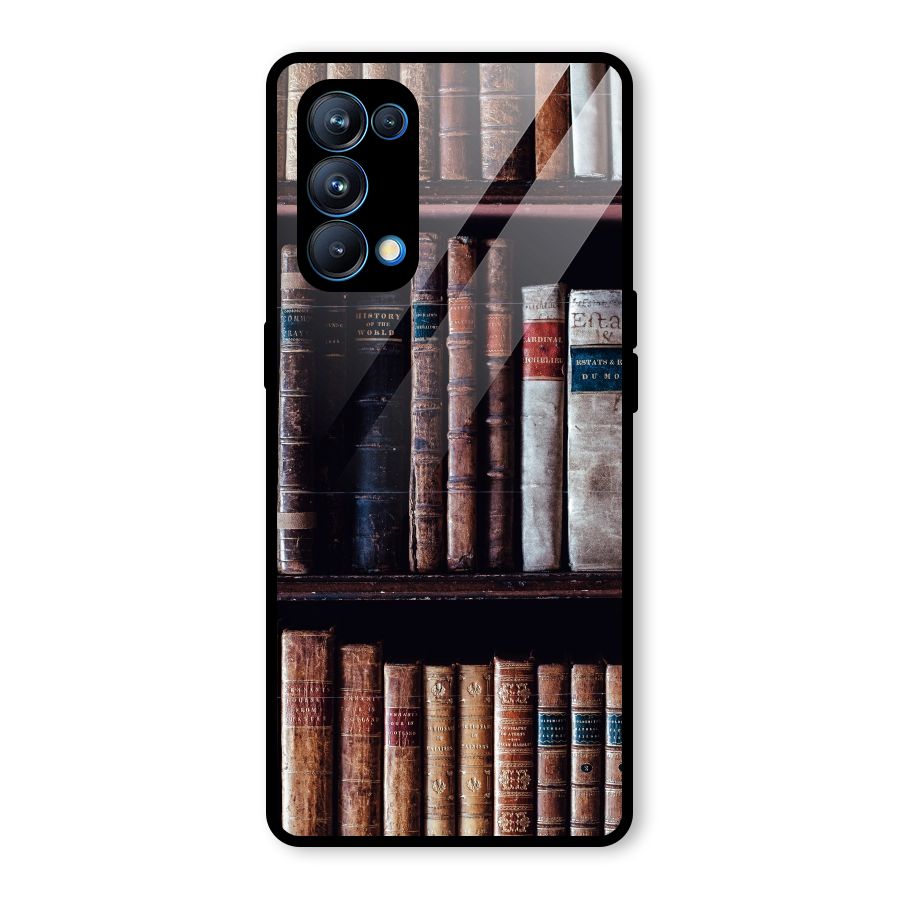 Library Love Glass Back Case for Oppo Reno5 Pro 5G