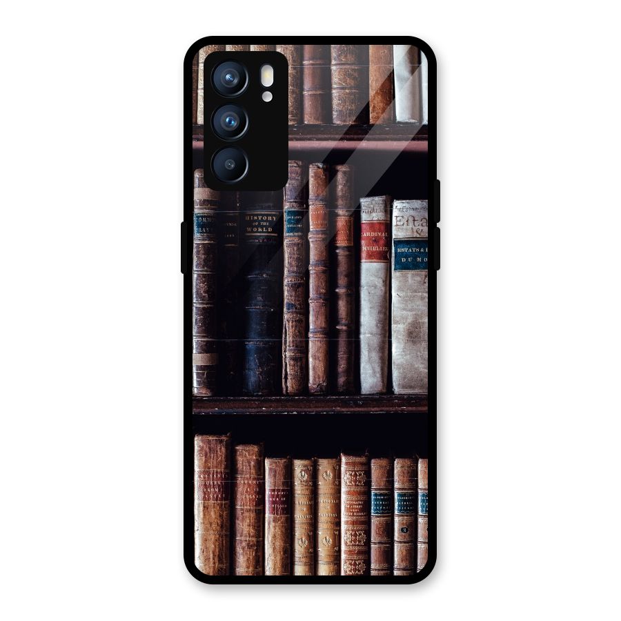 Library Love Glass Back Case for Oppo Reno6 5G