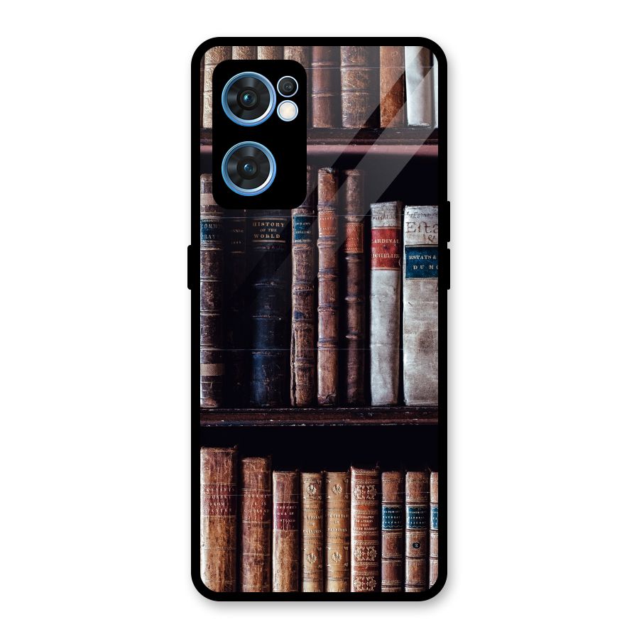 Library Love Glass Back Case for Oppo Reno7 5G