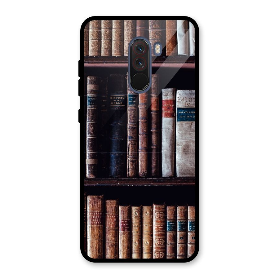 Library Love Glass Back Case for Poco F1