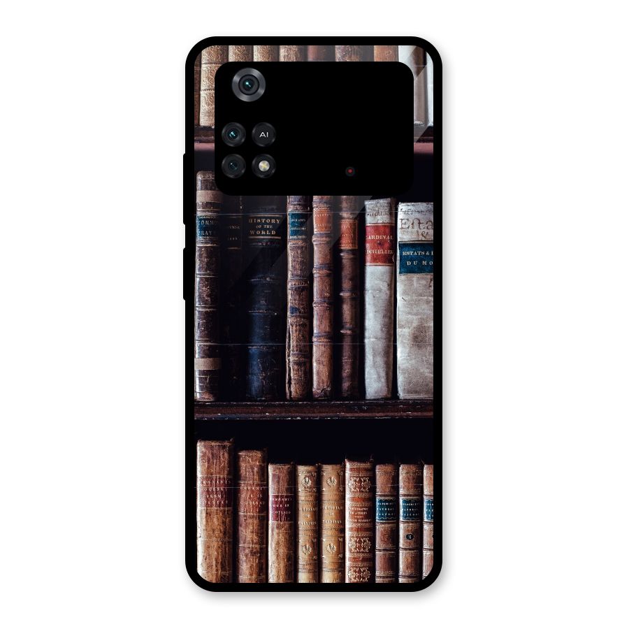 Library Love Glass Back Case for Poco M4 Pro 4G