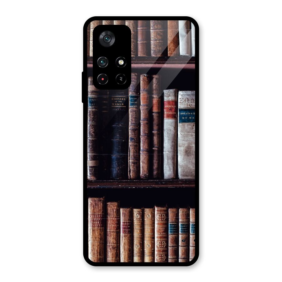 Library Love Glass Back Case for Poco M4 Pro 5G