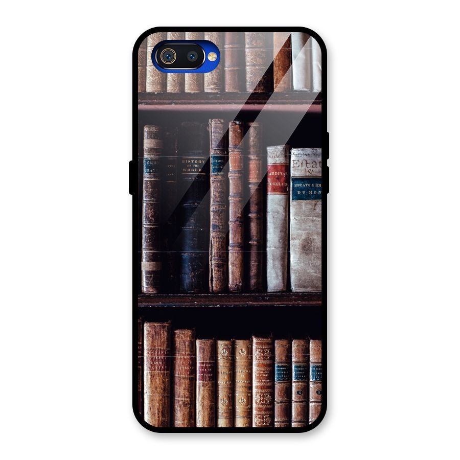 Library Love Glass Back Case for Realme C2