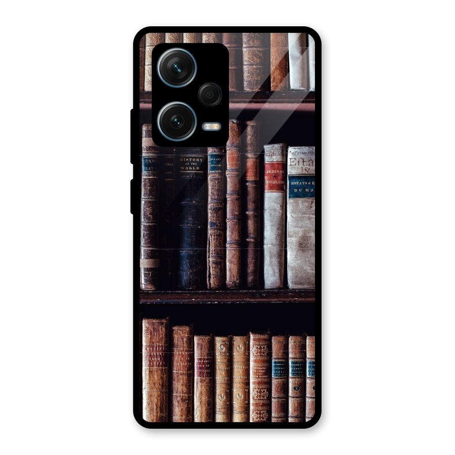 Library Love Glass Back Case for Redmi Note 12 Pro Plus 5G