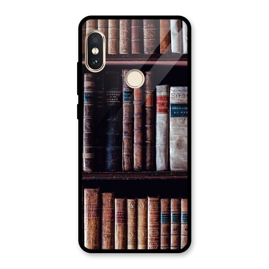 Library Love Glass Back Case for Redmi Note 5 Pro
