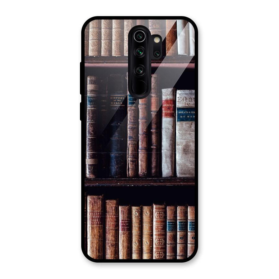 Library Love Glass Back Case for Redmi Note 8 Pro
