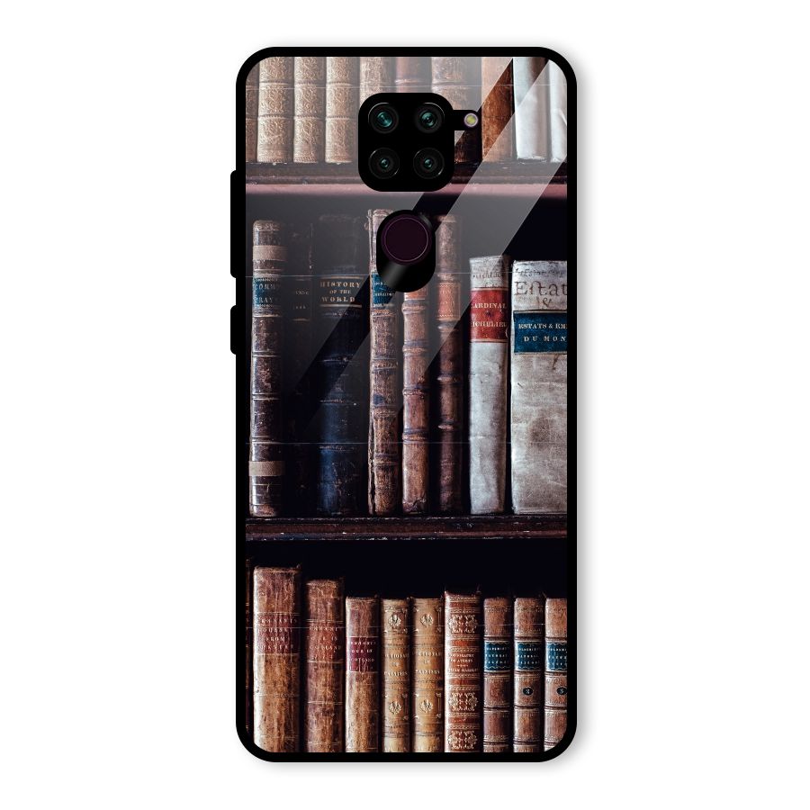 Library Love Glass Back Case for Redmi Note 9