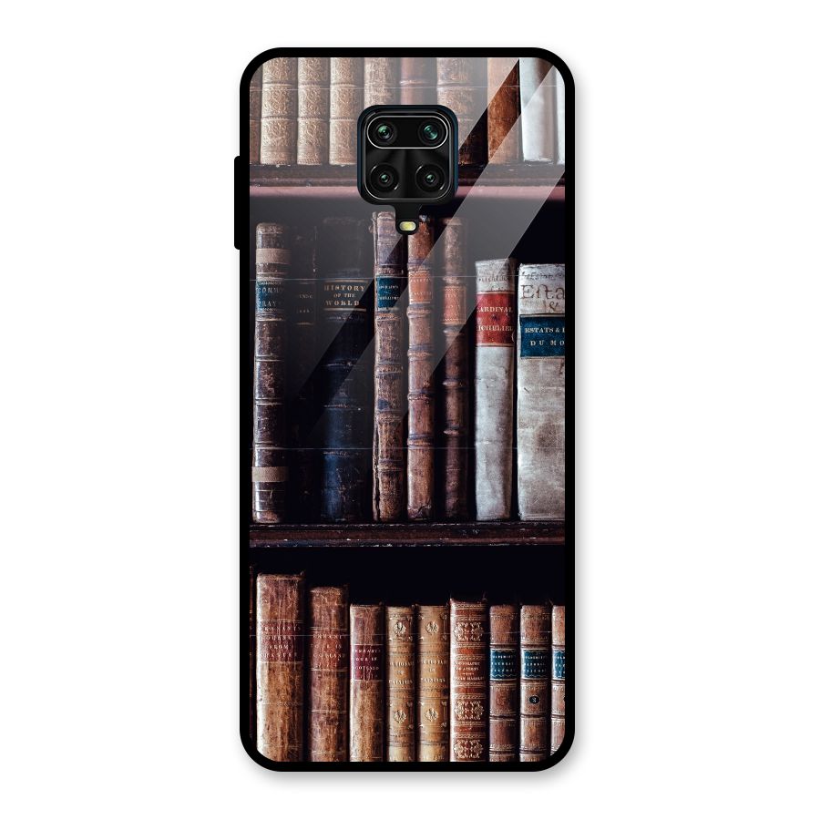 Library Love Glass Back Case for Redmi Note 9 Pro