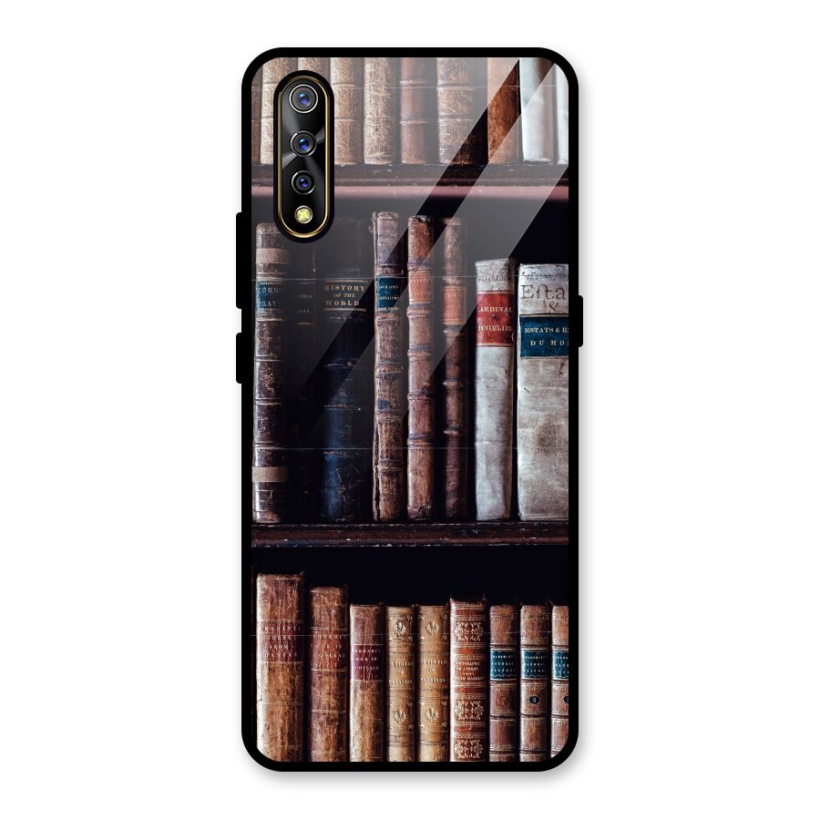 Library Love Glass Back Case for Vivo S1