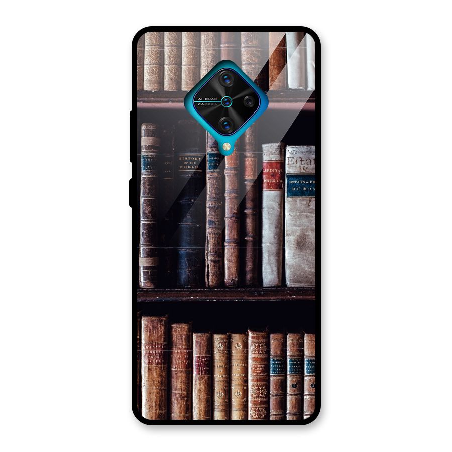 Library Love Glass Back Case for Vivo S1 Pro