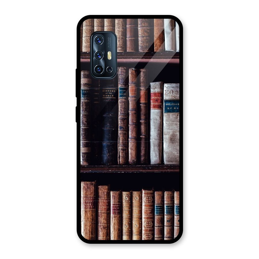 Library Love Glass Back Case for Vivo V17