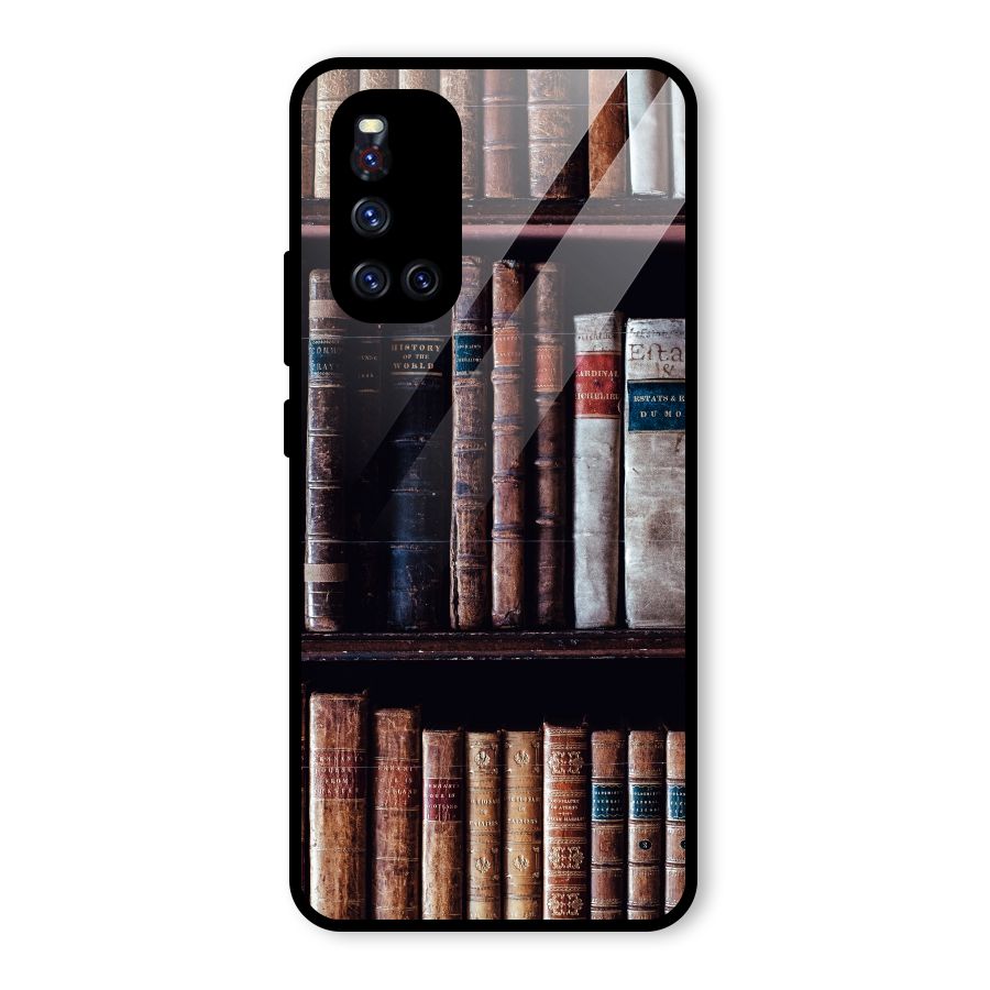 Library Love Glass Back Case for Vivo V19