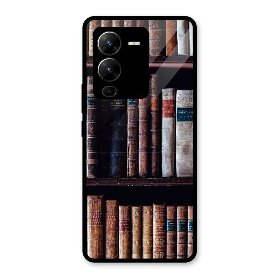 Library Love Glass Back Case for Vivo V25 Pro