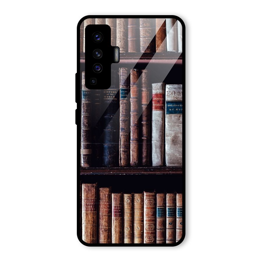 Library Love Glass Back Case for Vivo X50