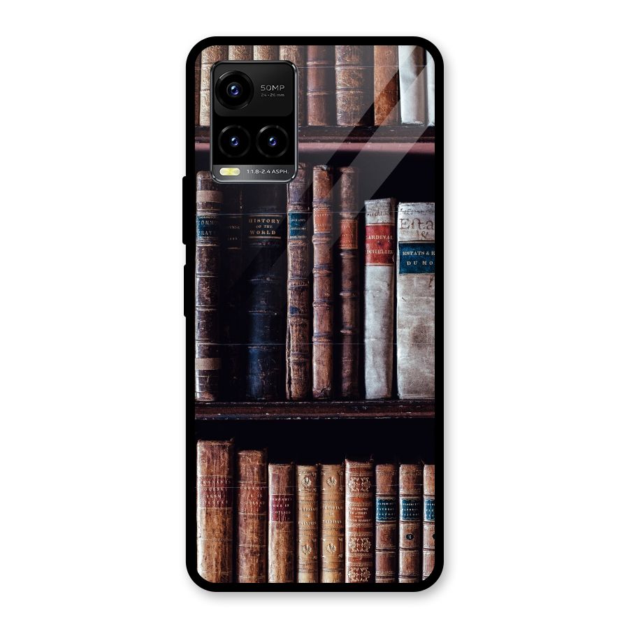 Library Love Glass Back Case for Vivo Y21T