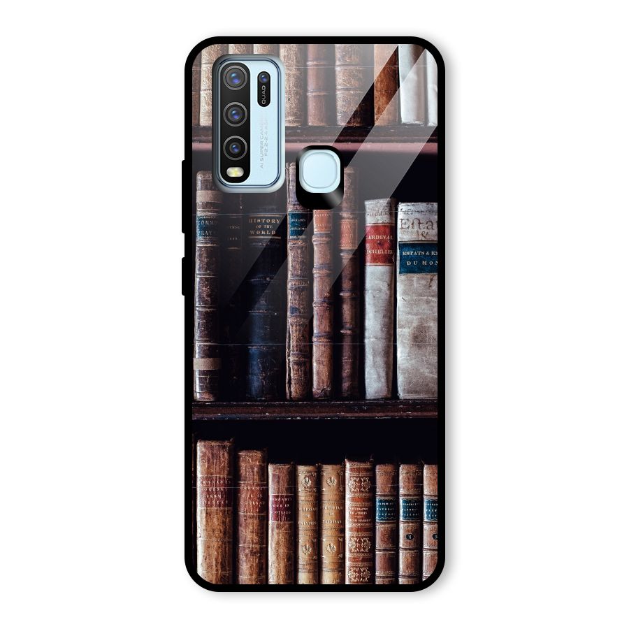 Library Love Glass Back Case for Vivo Y50