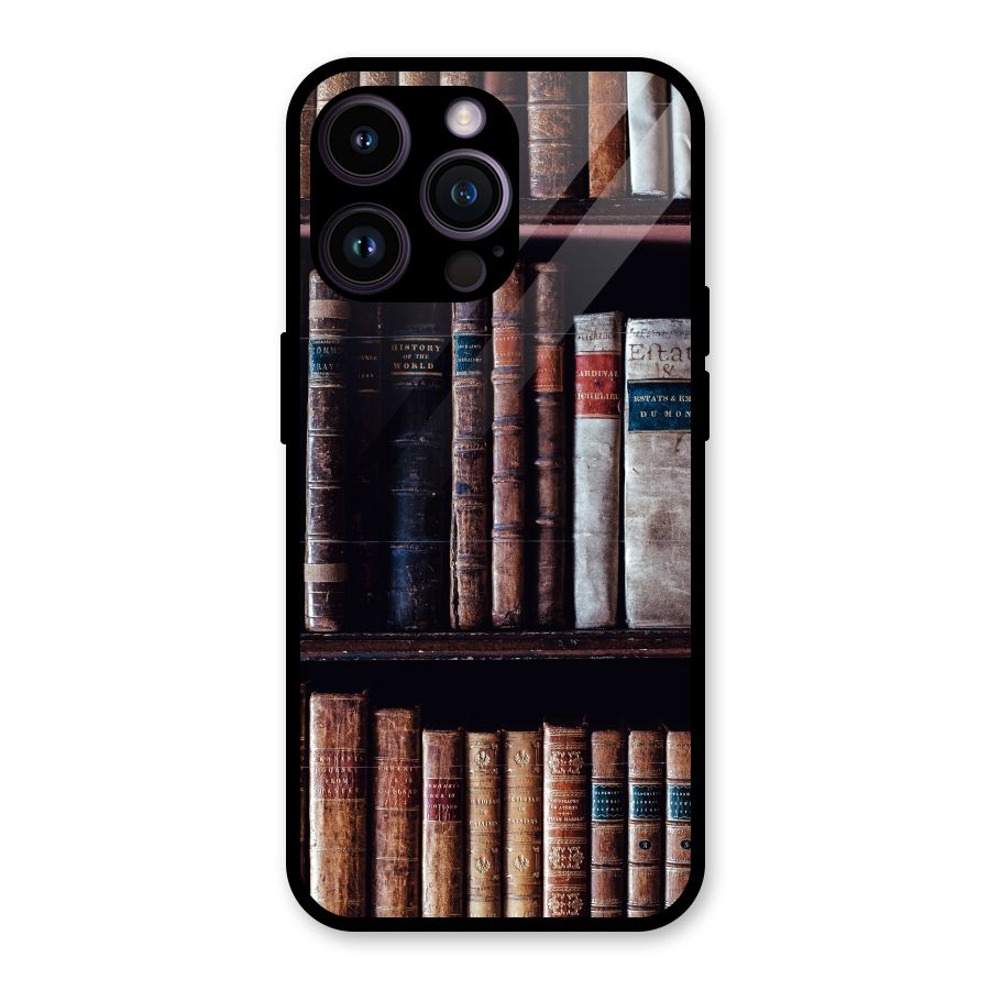 Library Love Glass Back Case for iPhone 14 Pro Max