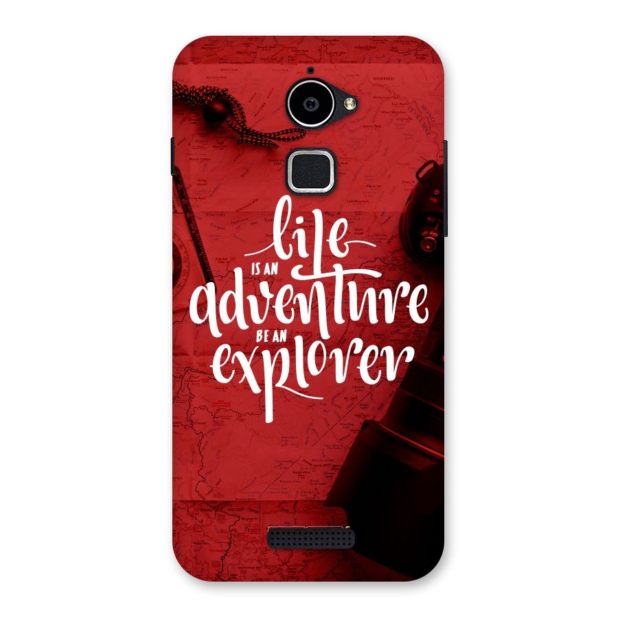 Life Adventure Explorer Back Case for Coolpad Note 3 Lite
