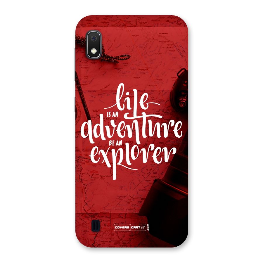 Life Adventure Explorer Back Case for Galaxy A10