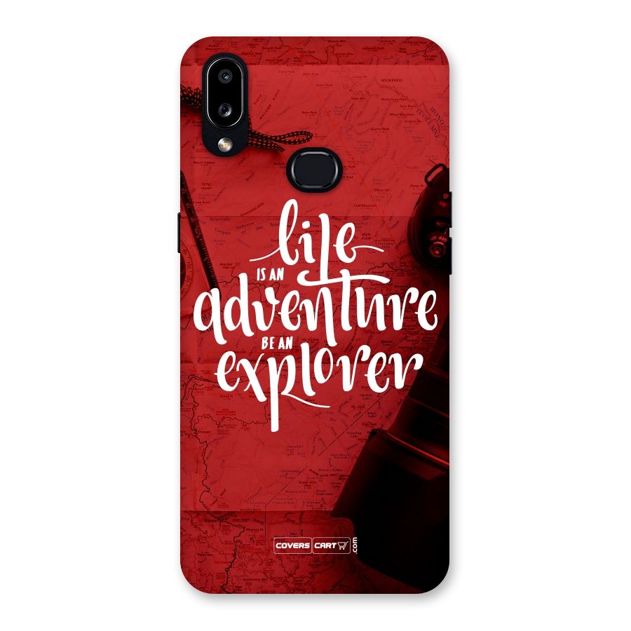 Life Adventure Explorer Back Case for Galaxy A10s