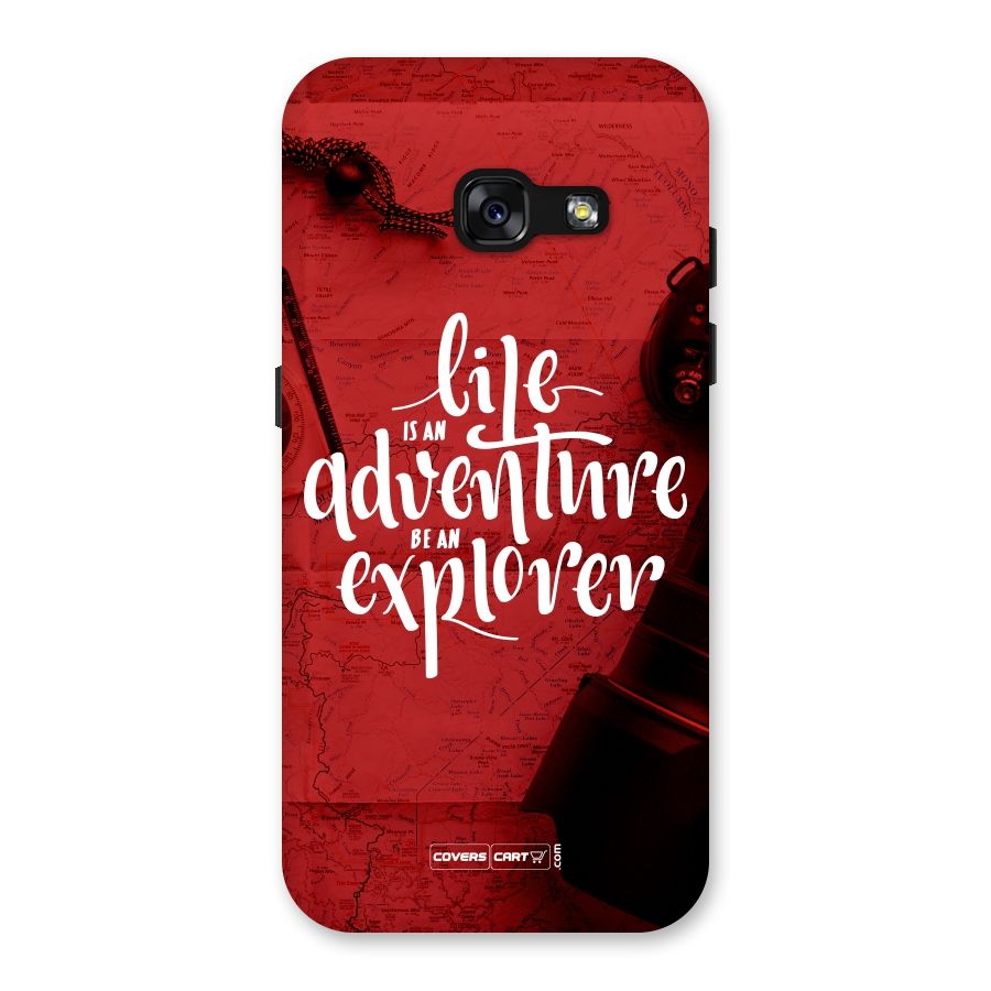 Life Adventure Explorer Back Case for Galaxy A3 (2017)
