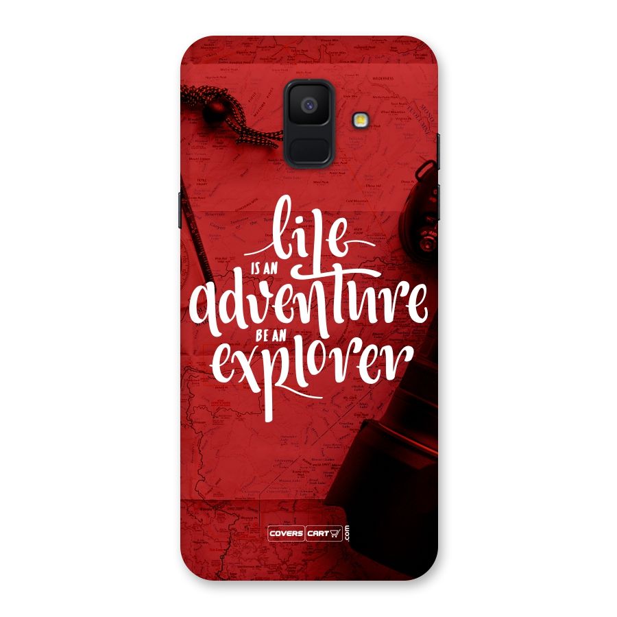 Life Adventure Explorer Back Case for Galaxy A6 (2018)