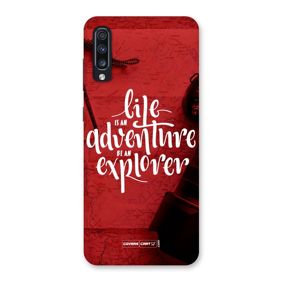 Life Adventure Explorer Back Case for Galaxy A70