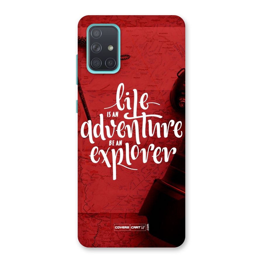 Life Adventure Explorer Back Case for Galaxy A71
