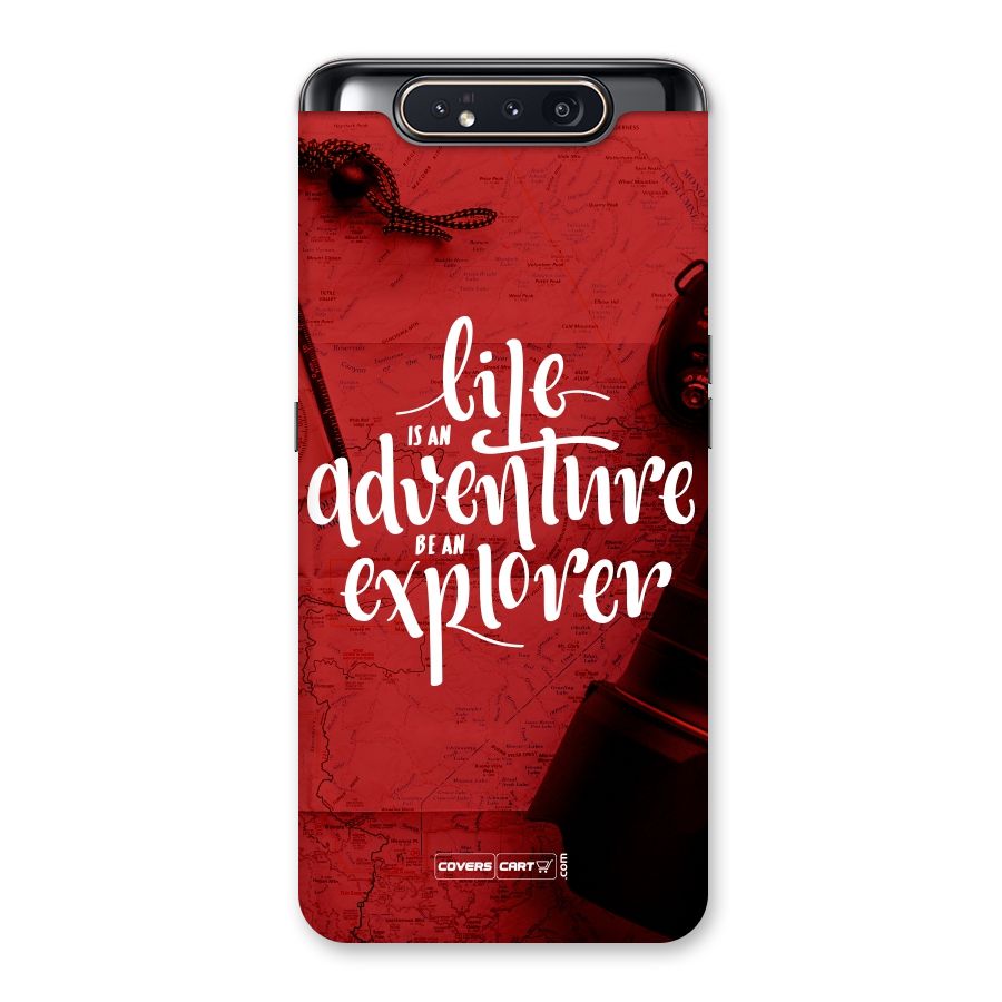 Life Adventure Explorer Back Case for Galaxy A80