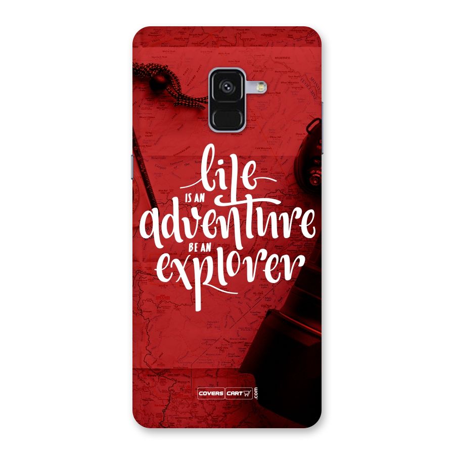 Life Adventure Explorer Back Case for Galaxy A8 Plus