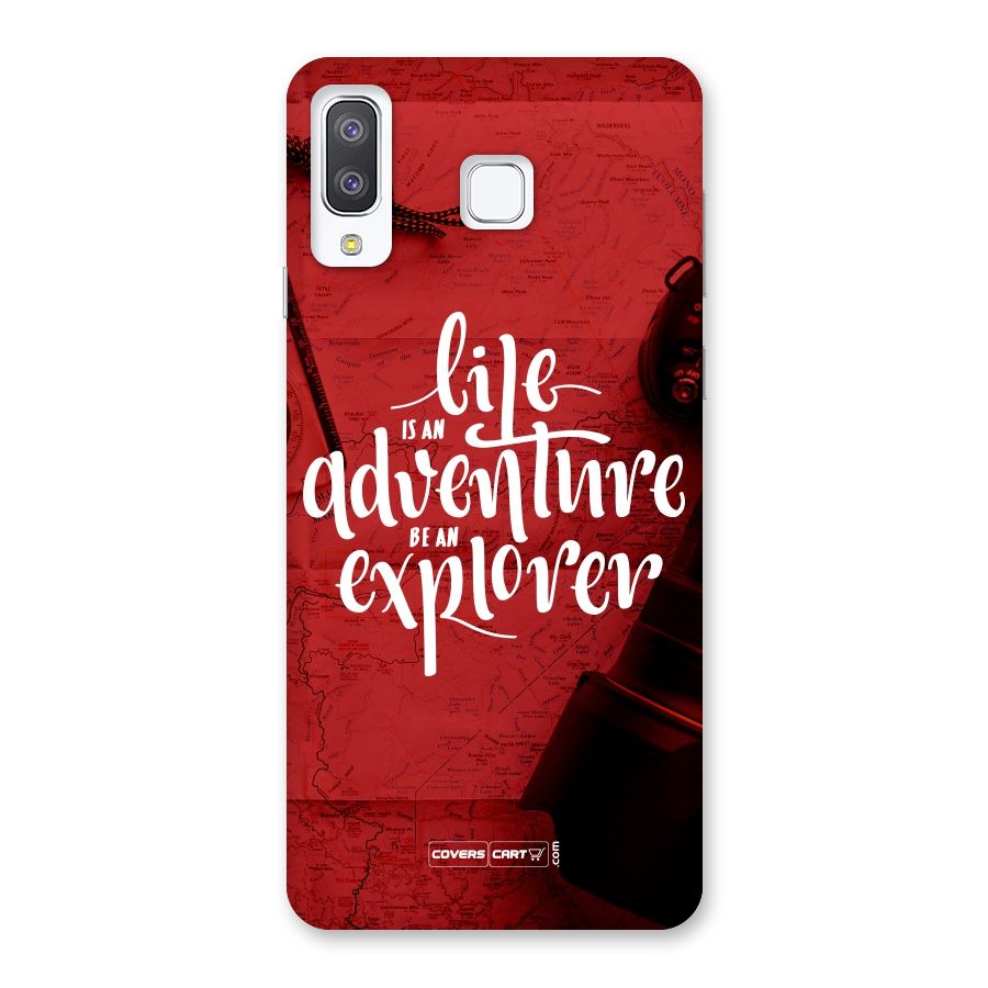 Life Adventure Explorer Back Case for Galaxy A8 Star
