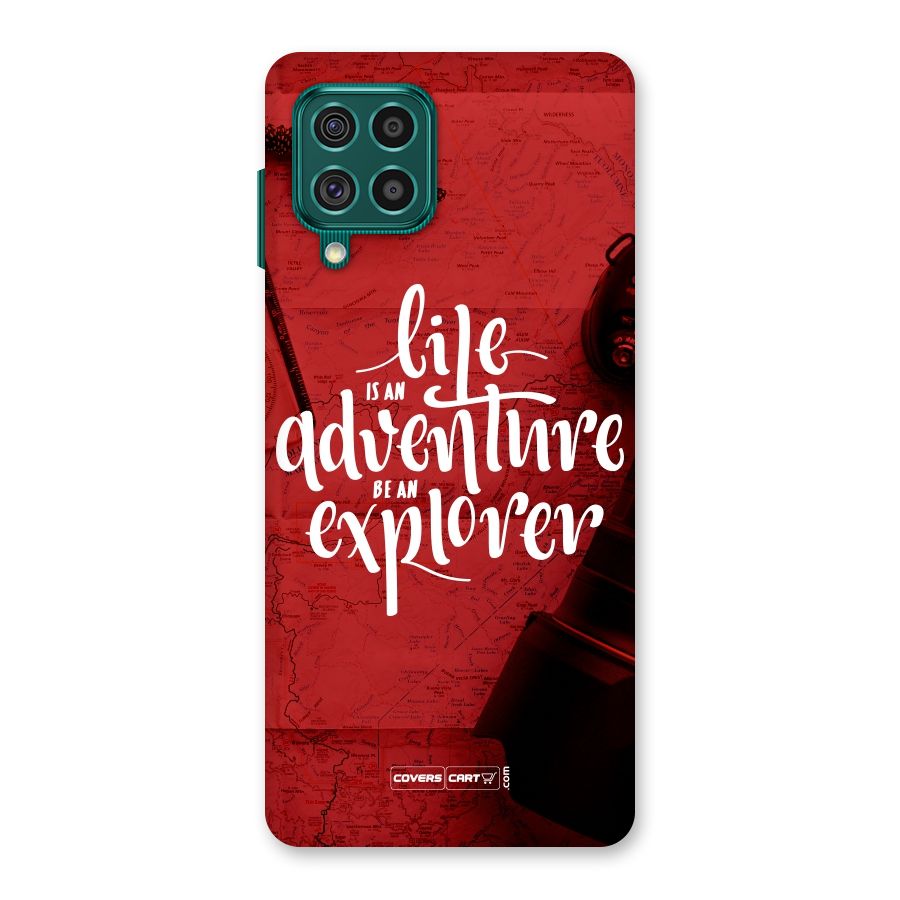 Life Adventure Explorer Back Case for Galaxy F62