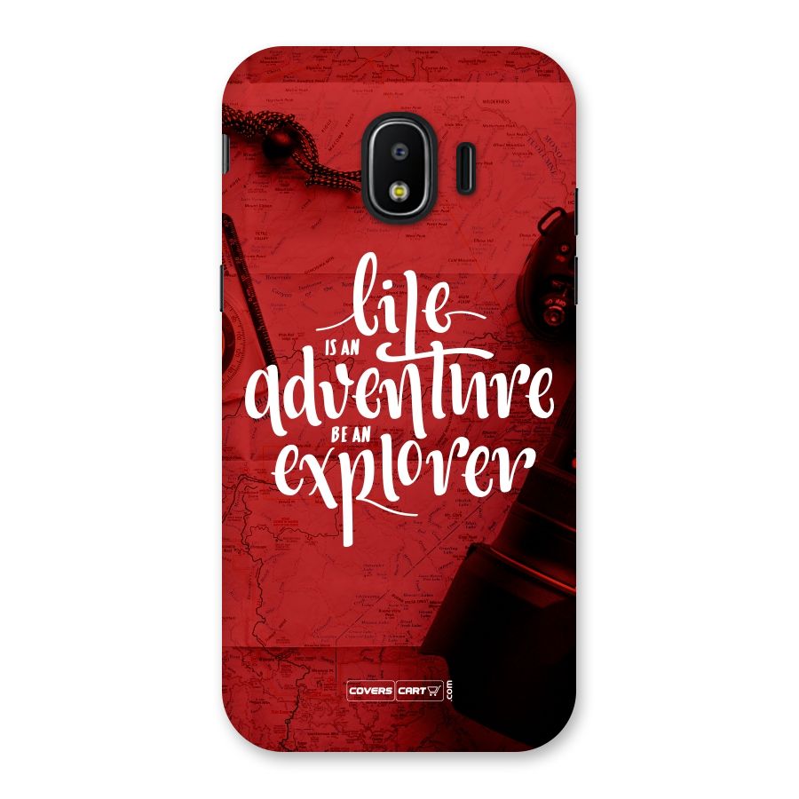 Life Adventure Explorer Back Case for Galaxy J2 Pro 2018