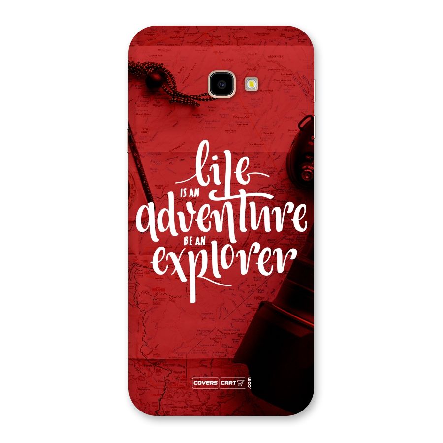 Life Adventure Explorer Back Case for Galaxy J4 Plus