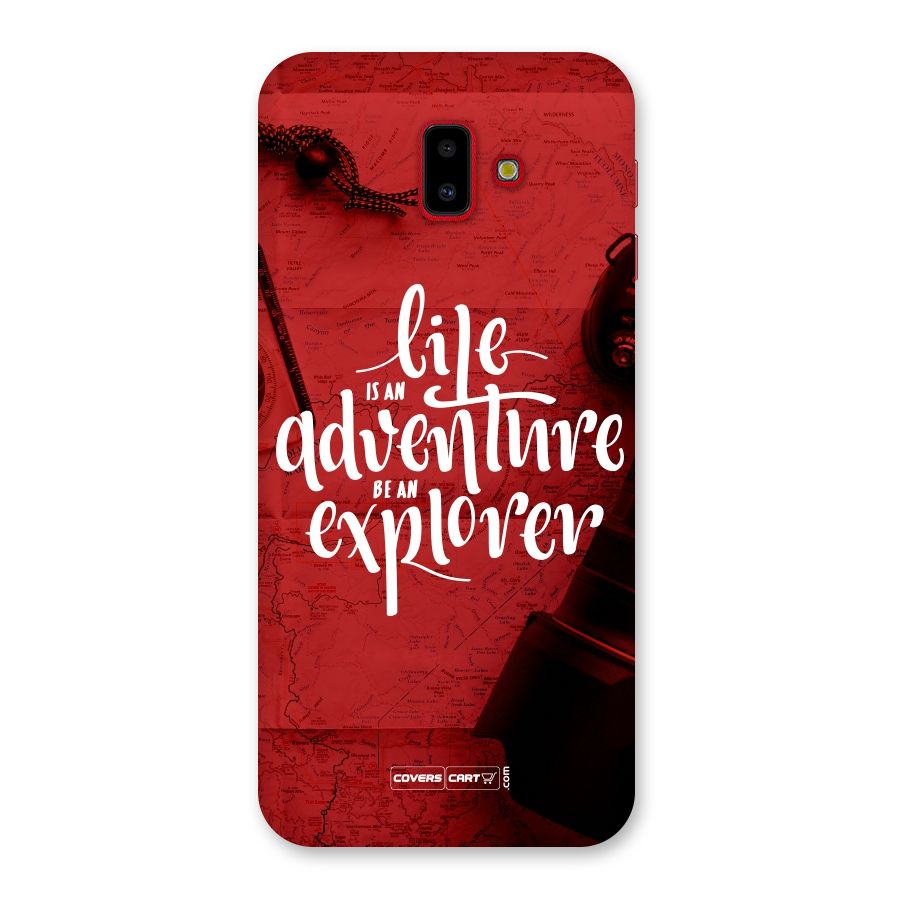 Life Adventure Explorer Back Case for Galaxy J6 Plus