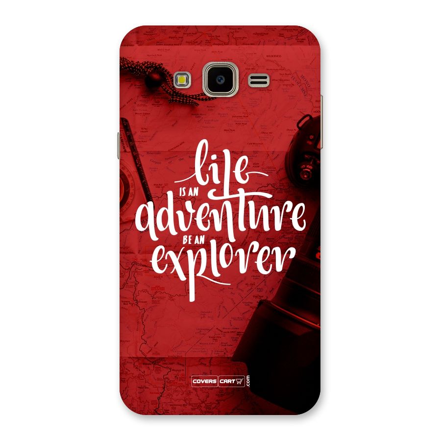 Life Adventure Explorer Back Case for Galaxy J7 Nxt