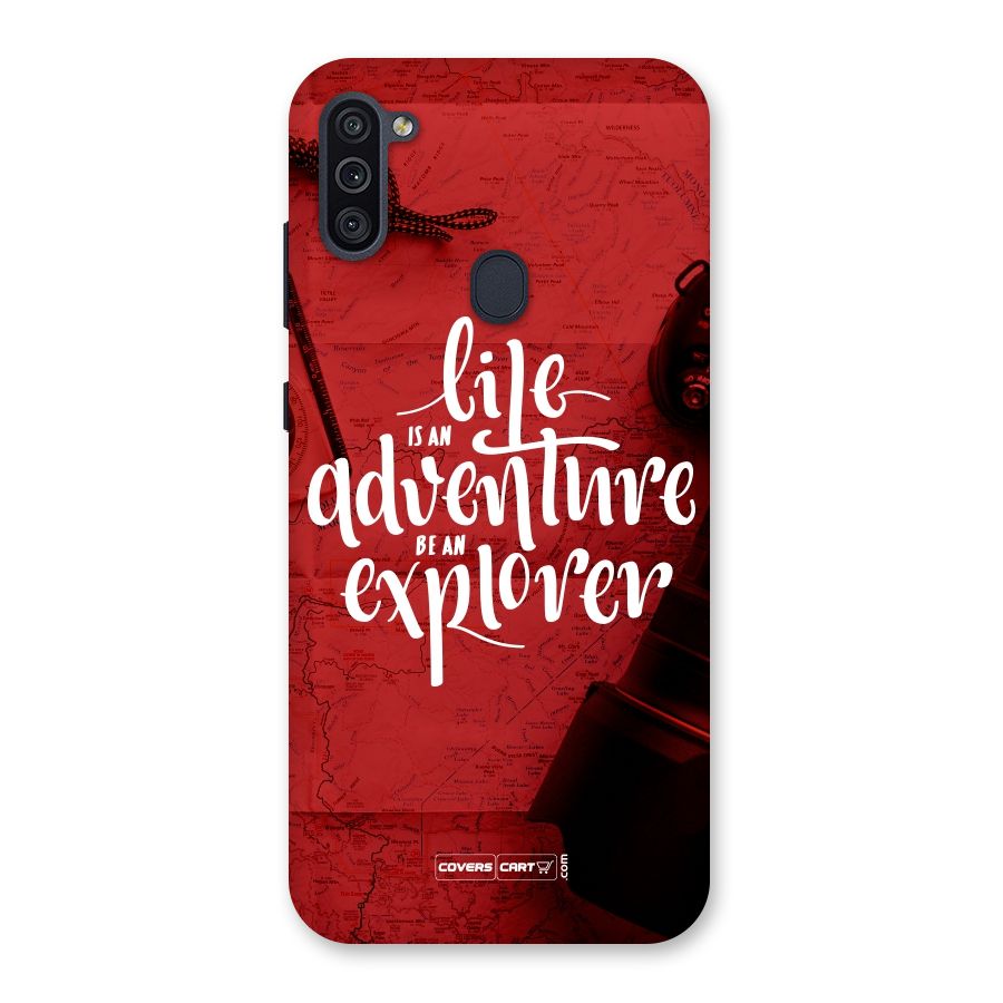 Life Adventure Explorer Back Case for Galaxy M11