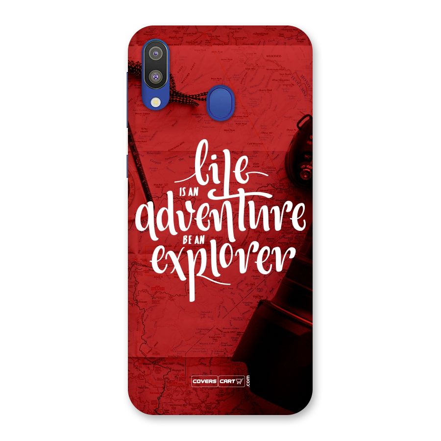 Life Adventure Explorer Back Case for Galaxy M20