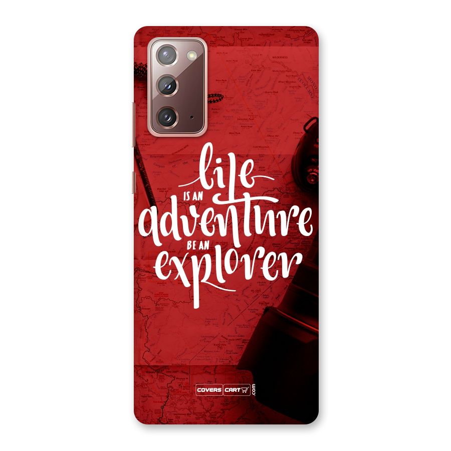 Life Adventure Explorer Back Case for Galaxy Note 20