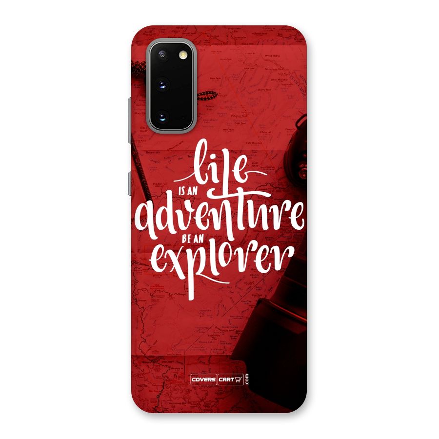 Life Adventure Explorer Back Case for Galaxy S20